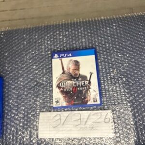 PS4 The Witcher 3: Wild Hunt - White/Grey Cover